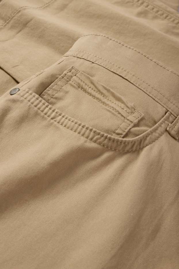 Hommes - Pantalon - regular fit - beige