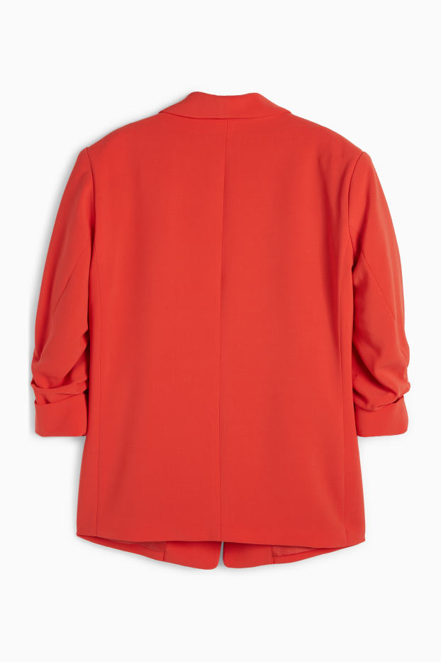 Femmes - Blazer - relaxed fit - orange foncé