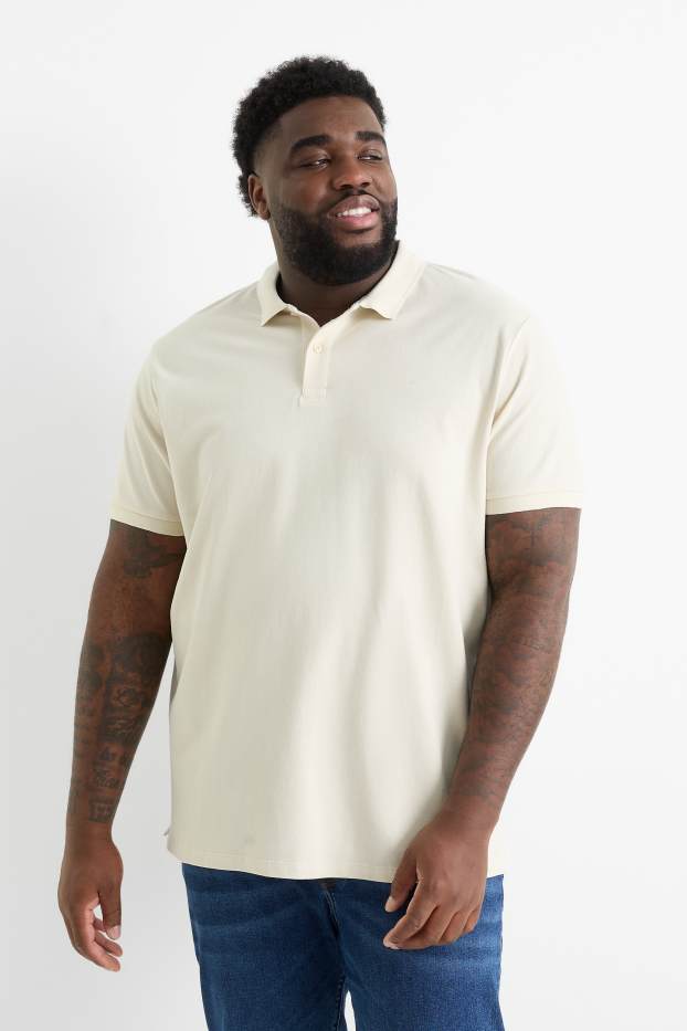 Home - Polo - blanc trencat