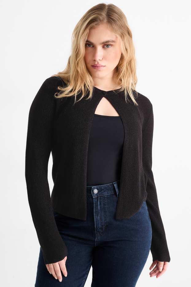 Femmes - Gilet de maille - noir