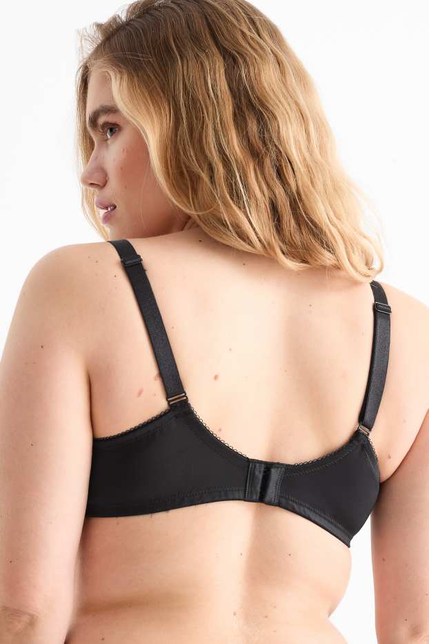 Women - Non-wired minimiser bra - black