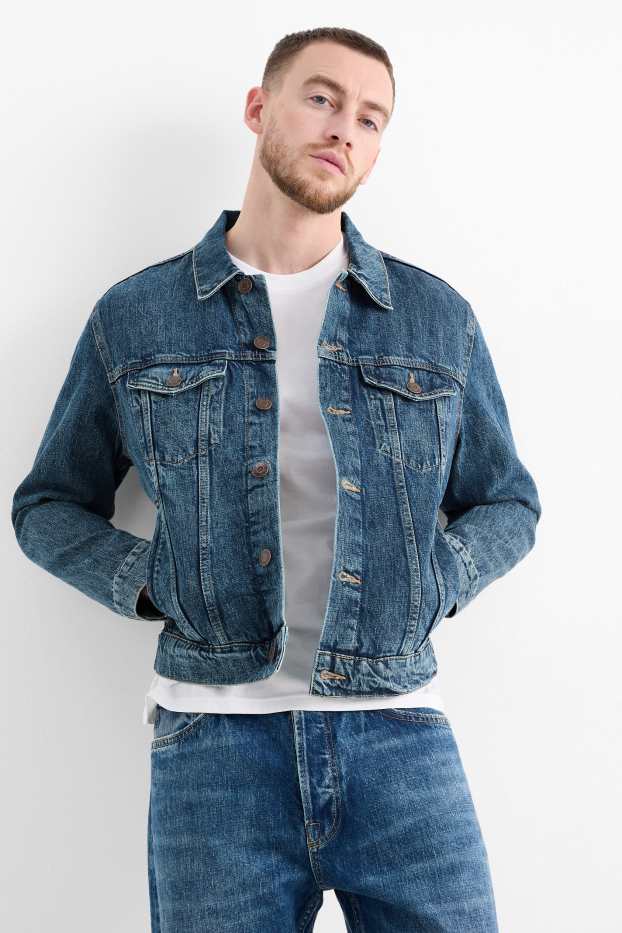 Hommes - Veste en jean - jean bleu