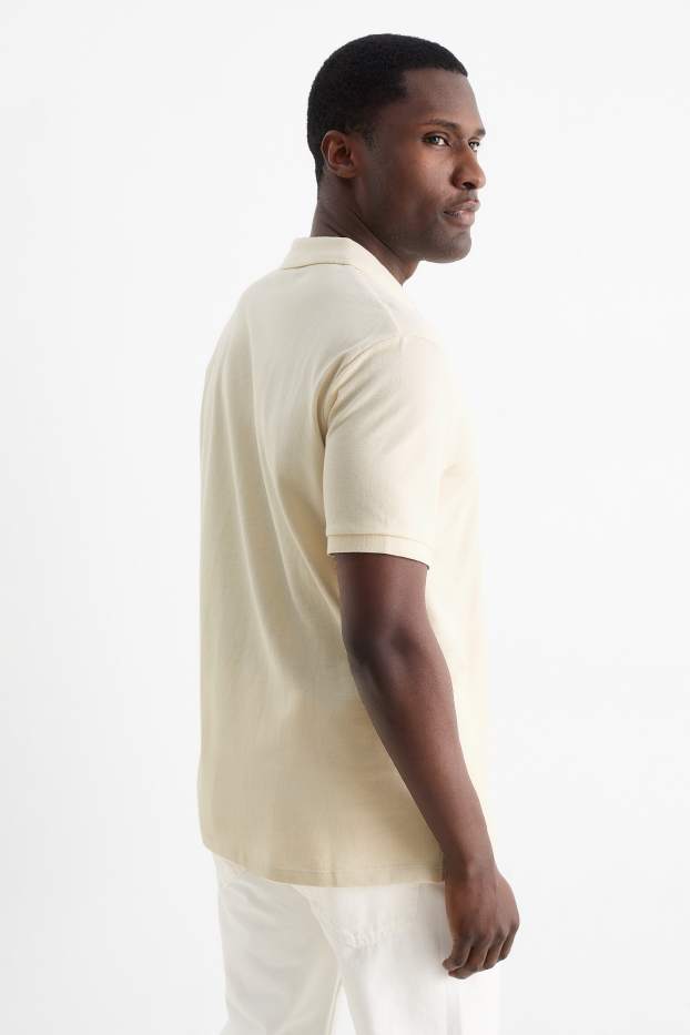 Uomo - Polo - beige chiaro