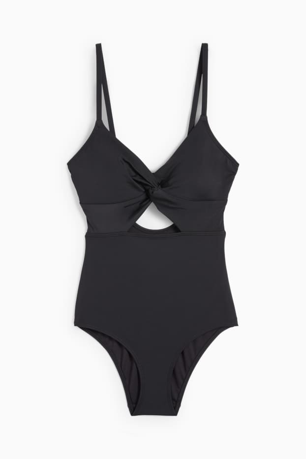 Donna - Costume da bagno modellante - imbottito - LYCRA ® XTRA LIFE™  - nero