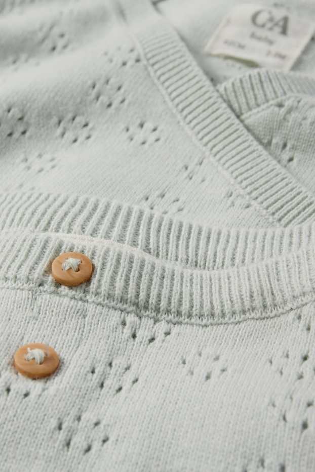 Neonate - Completo per neonati - 2 pezzi - grigio chiaro