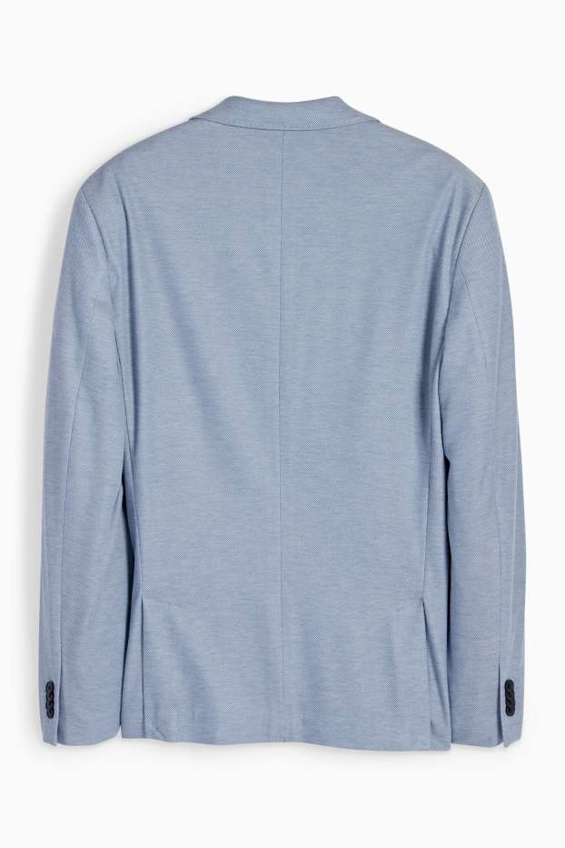 Herren - Baukasten-Sakko - Slim Fit - strukturiert - hellblau