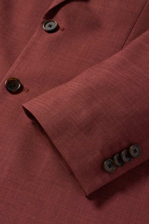 Men - Mix & match tailored jacket - regular fit - Flex - dark red