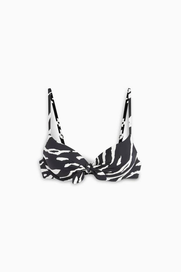 Femmes - Haut de bikini avec nœud et armatures - LYCRA® XTRA LIFE™ - noir