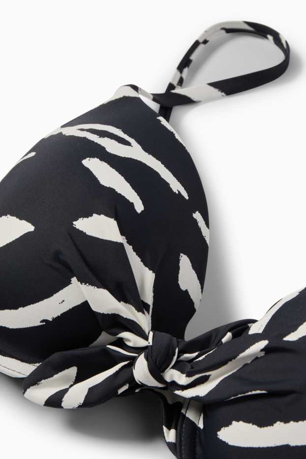 Femmes - Haut de bikini avec nœud et armatures - LYCRA® XTRA LIFE™ - noir