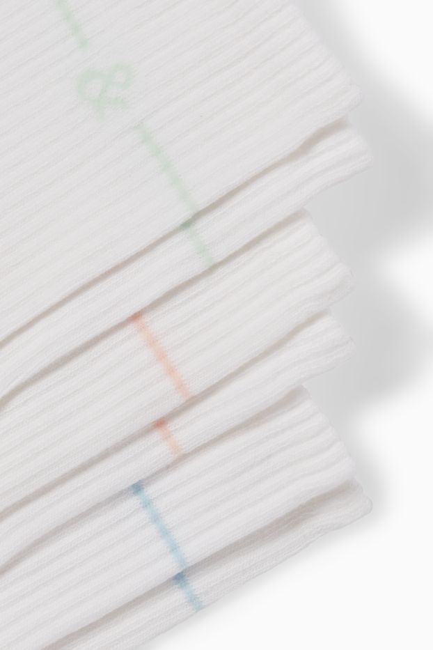 Dámské - Multipack 3 ks - tenisové ponožky - bílá