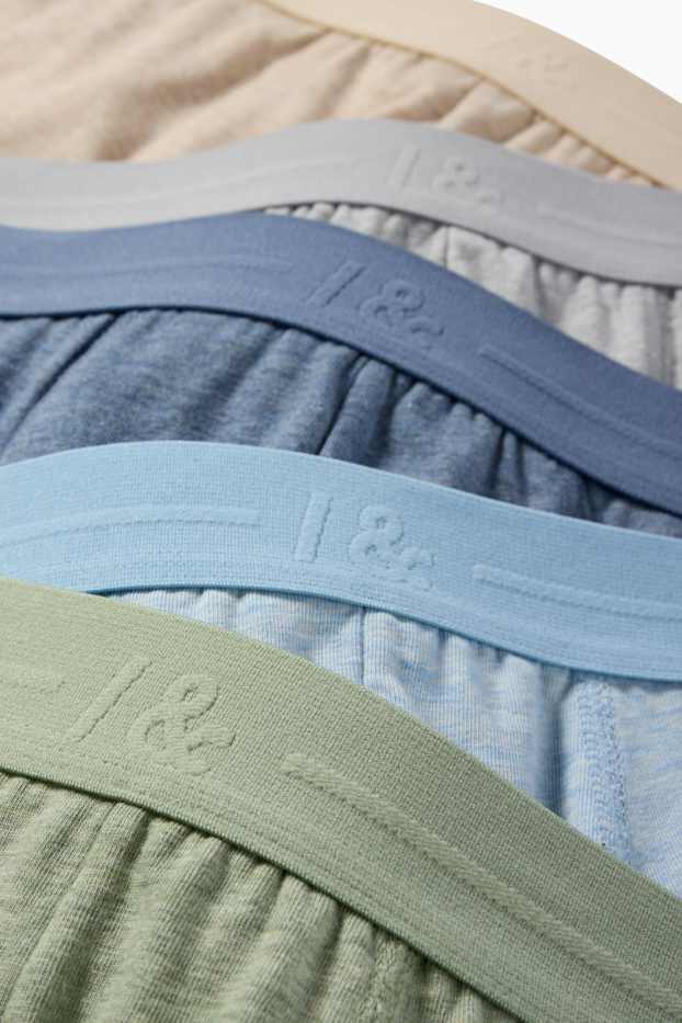 Heren - Set van 5 - trunks - lichtgroen