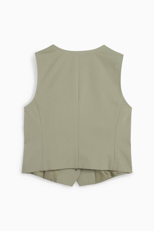 Dona - Armilla formal - regular fit - verd fosc