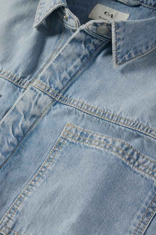 Herren - Jeanshemd - Relaxed Fit - Kent - helljeansblau