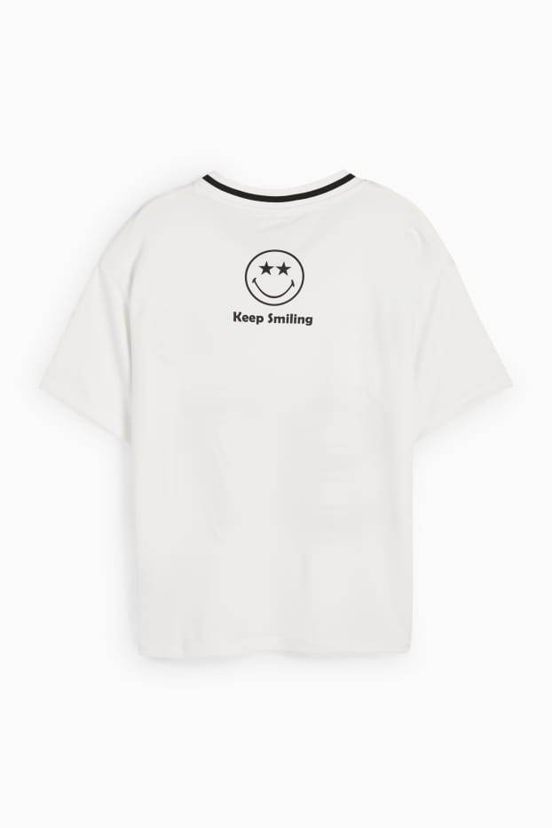 Enfants filles - SmileyWorld® - T-shirt - blanc