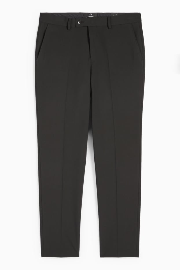 Men - Mix & match trousers - regular fit - Flex - LYCRA® - black