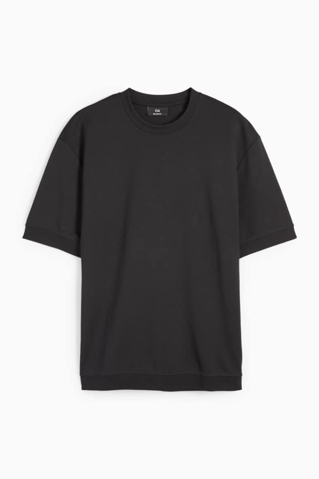 Hommes - T-shirt - relaxed fit - noir