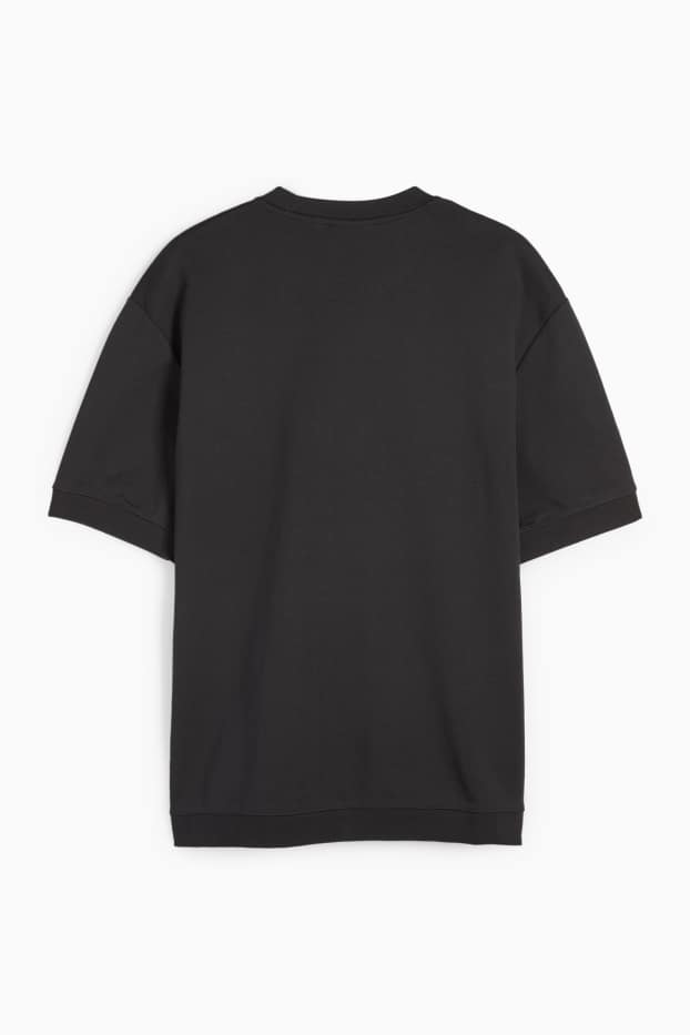 Hommes - T-shirt - relaxed fit - noir