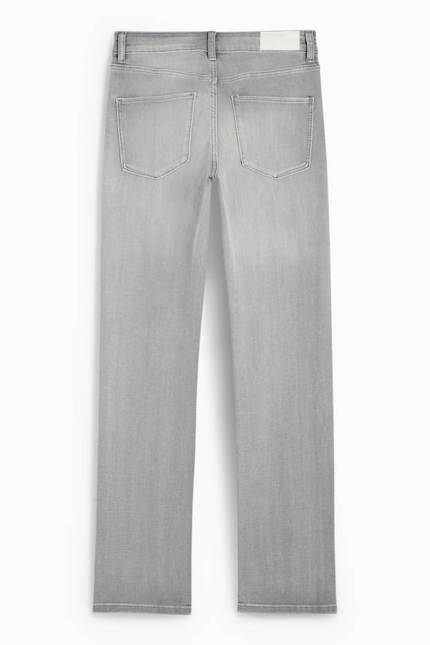 Dona - Straight jeans - mid waist - LYCRA® - texà gris clar