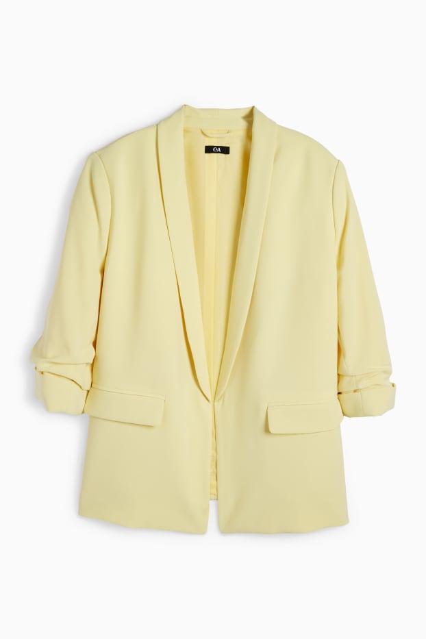 Femei - Blazer - relaxed fit - galben deschis