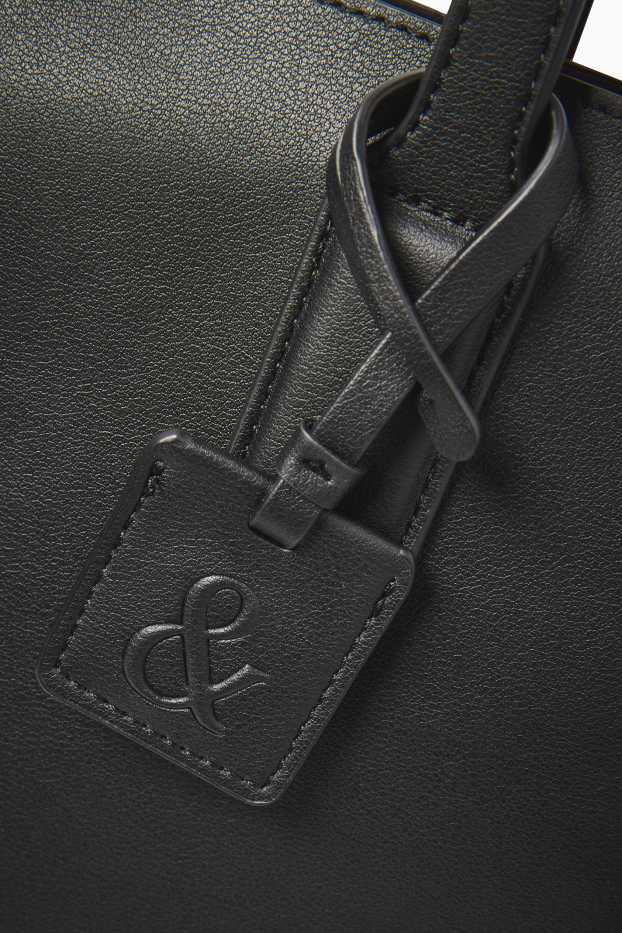 Donna - Shopper grande - similpelle - nero