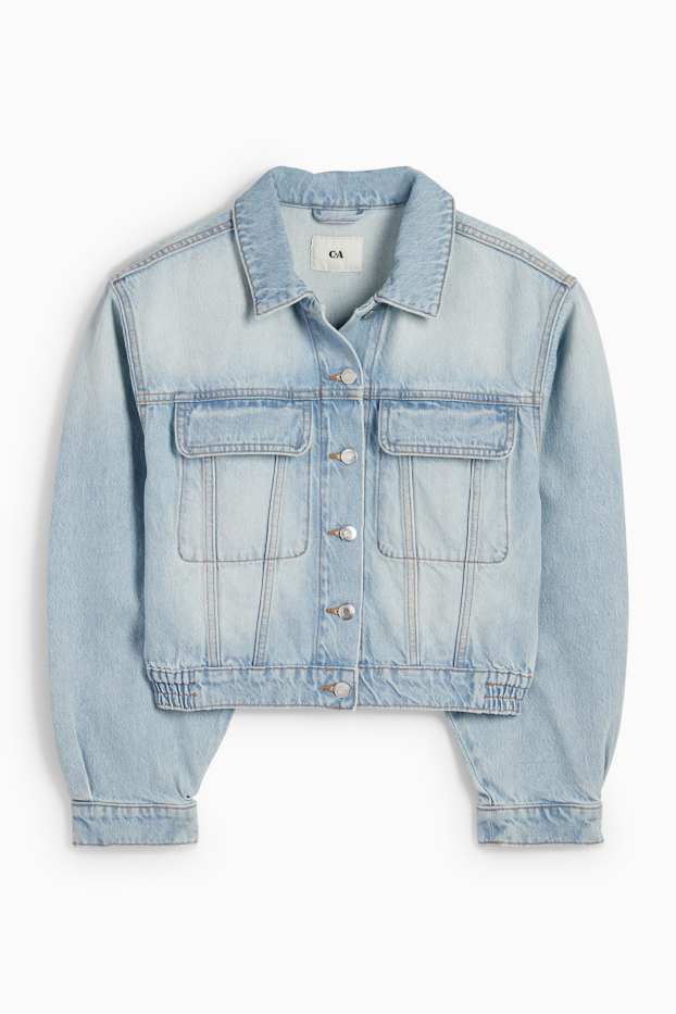 Damen - Jeansjacke - helljeansblau