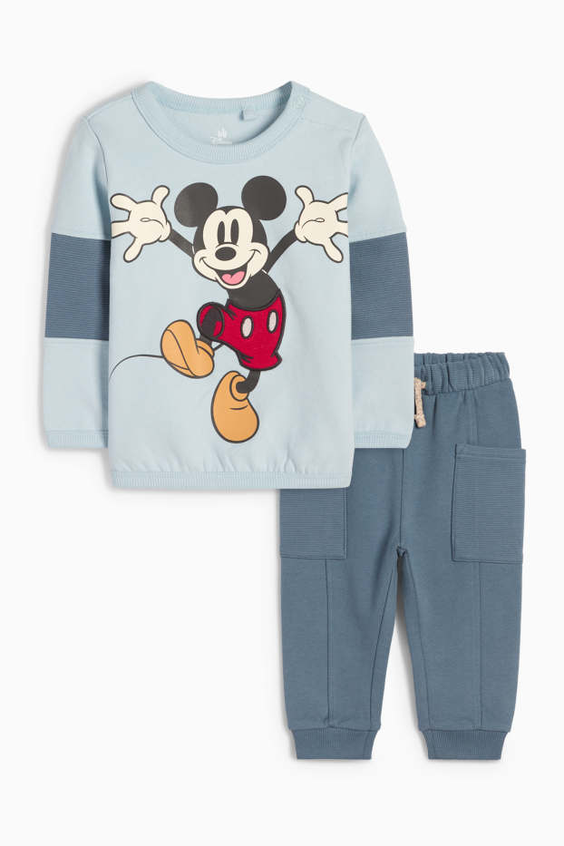 Baby Boys - Mickey Mouse - baby outfit - 2 piece - light blue