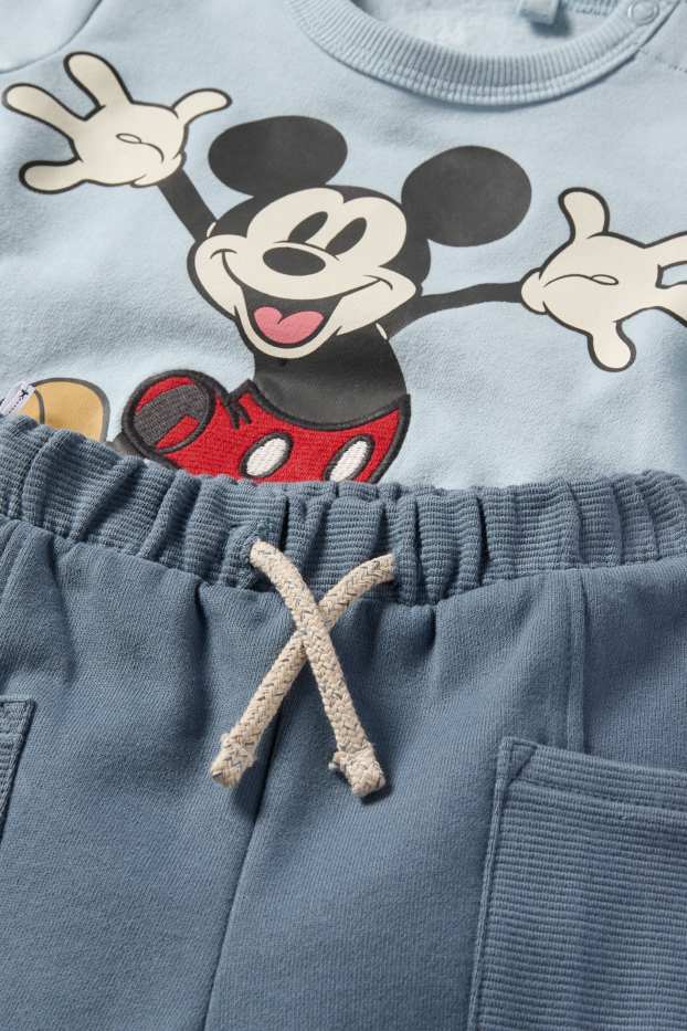 Baby Boys - Mickey Mouse - baby outfit - 2 piece - light blue