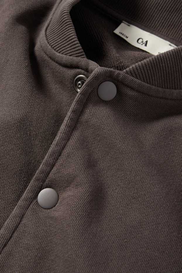 Enfants garçons - Veste style campus - marron foncé