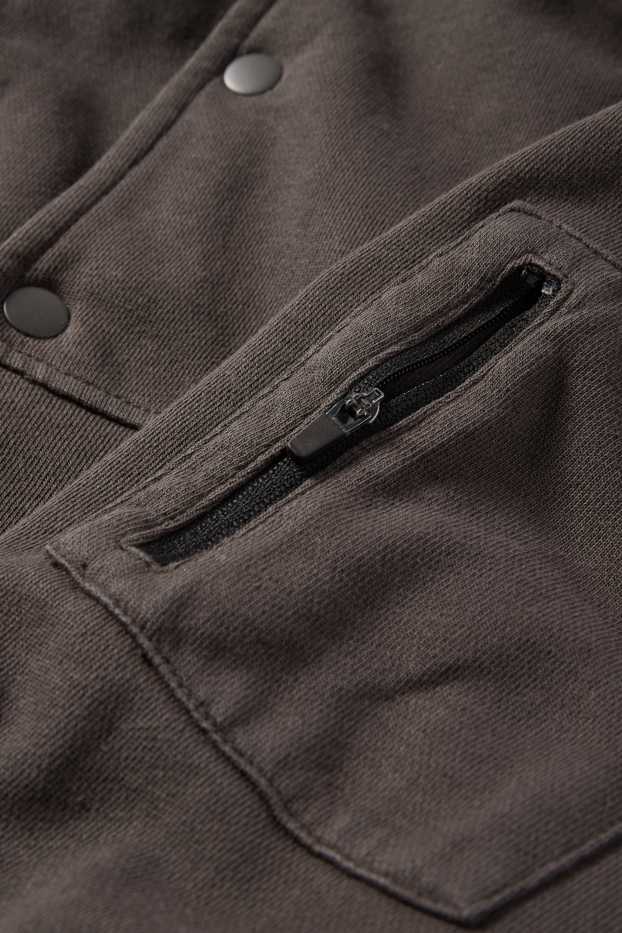 Enfants garçons - Veste style campus - marron foncé
