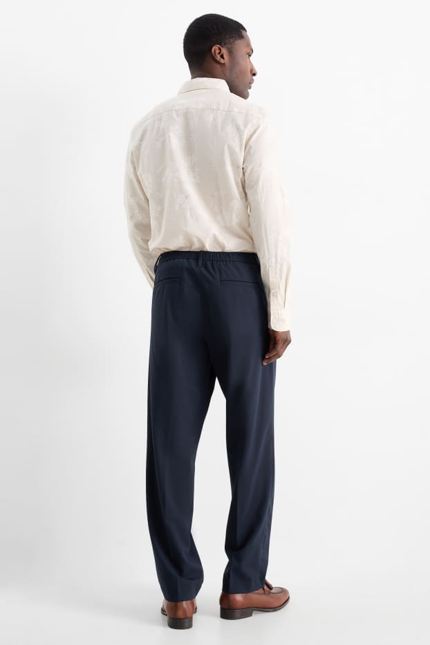Herren - Chino - Relaxed Fit - dunkelblau