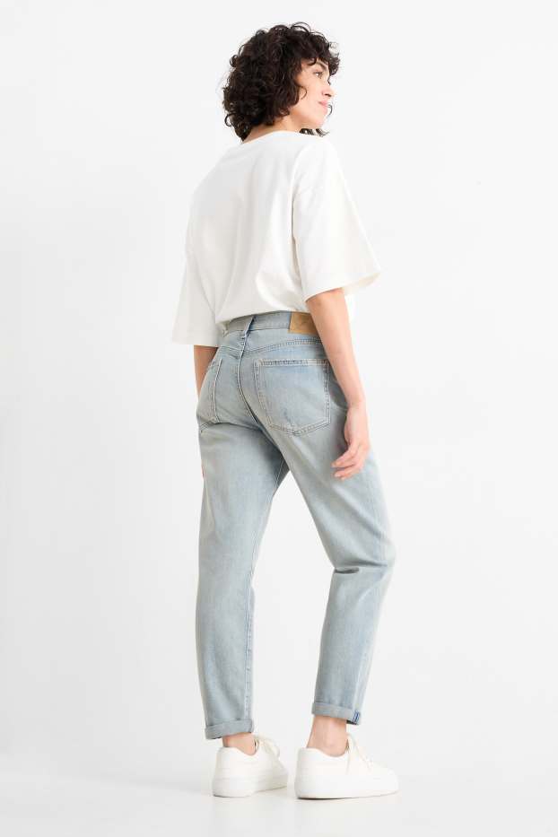 Donna - Boyfriend jeans - vita media - LYCRA® - jeans azzurro