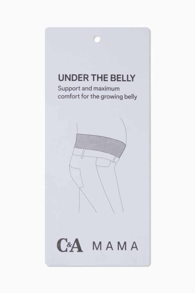 Femmes - Bas de pyjama de grossesse - à motif - gris clair