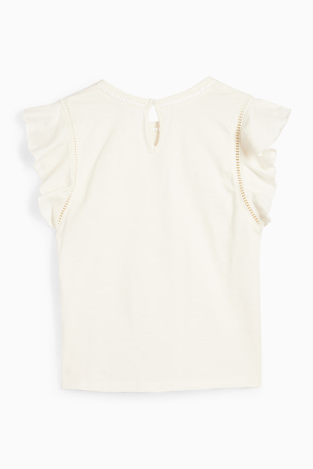 Children Girls - Short sleeve T-shirt - cremewhite