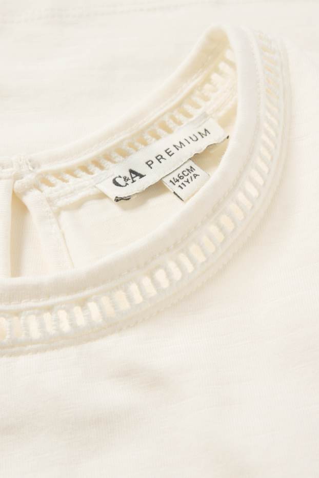 Children Girls - Short sleeve T-shirt - cremewhite