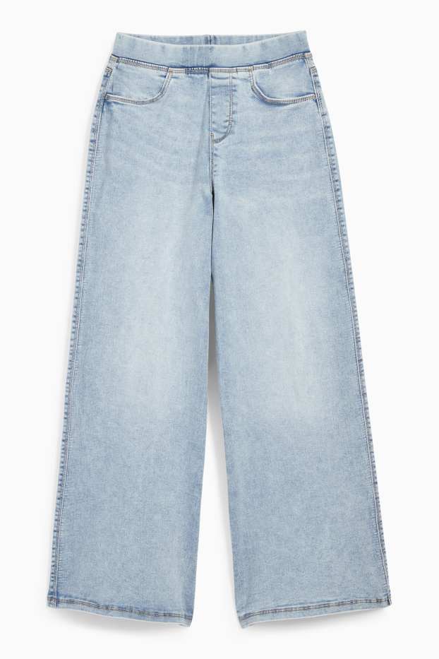 Enfants filles - Wide leg jean - jean bleu clair