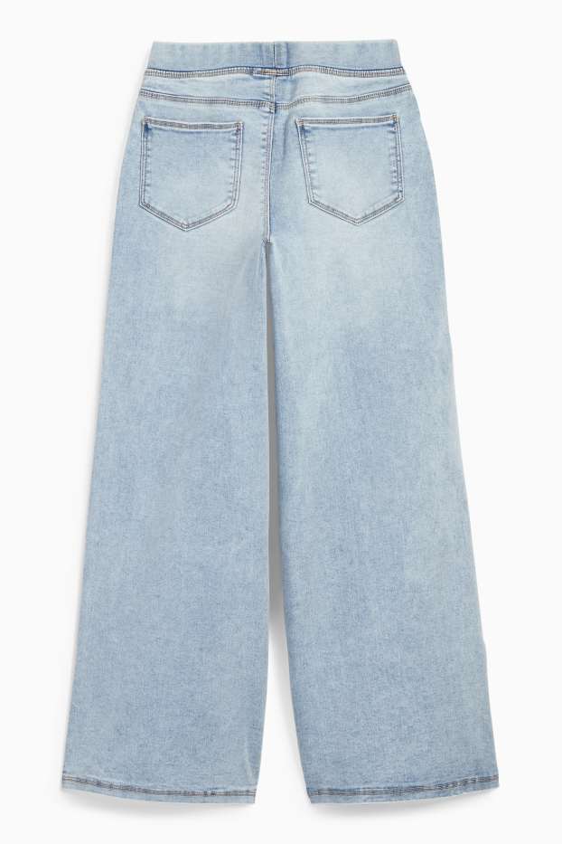 Enfants filles - Wide leg jean - jean bleu clair
