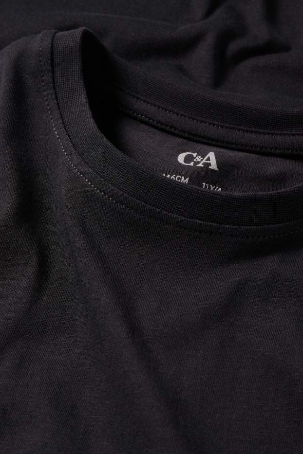 Kinderen: jongens - T-shirt - zwart