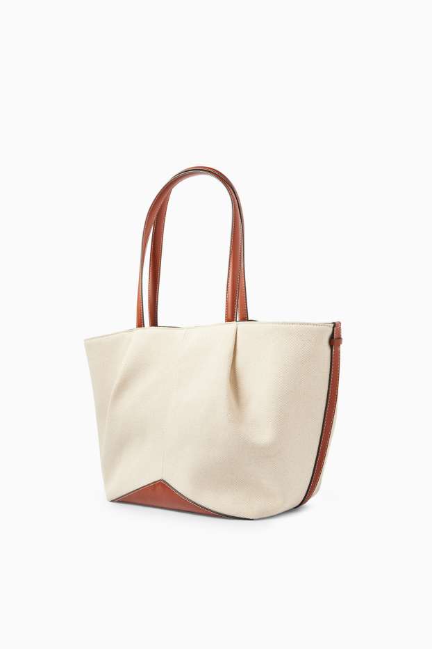 Donna - Shopper grande - bianco crema