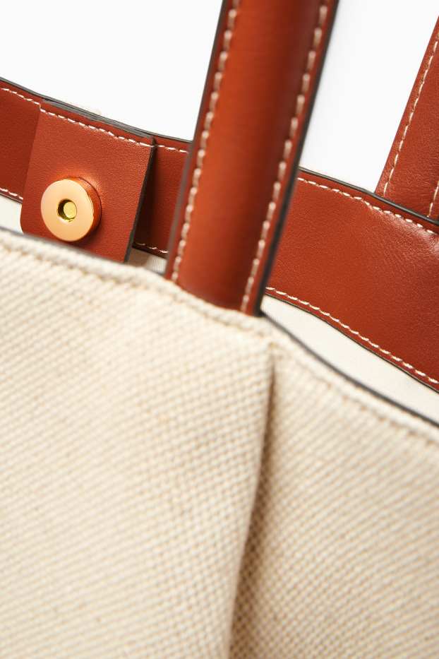 Donna - Shopper grande - bianco crema