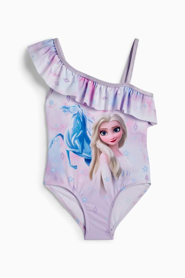 Children Girls - Frozen - swimsuit - LYCRA® XTRA LIFE™ - light violet