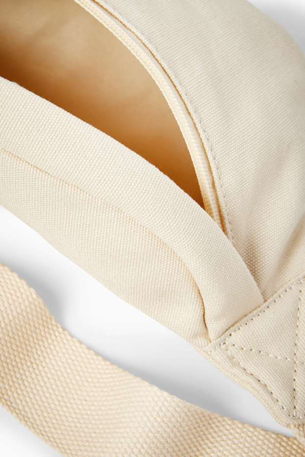 Hommes - Sac banane - blanc crème