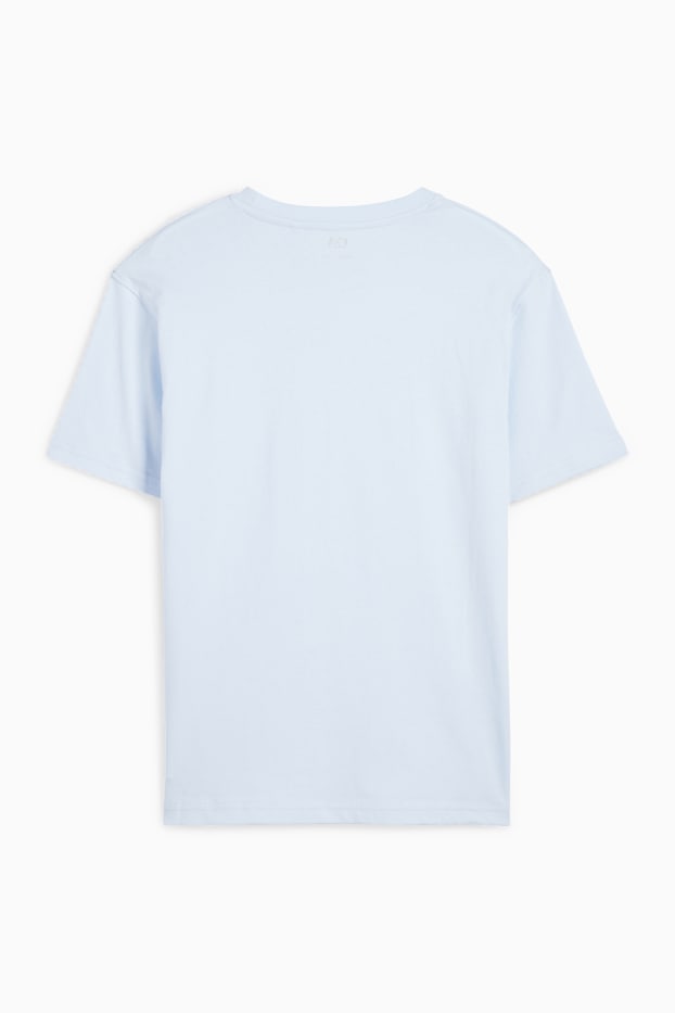 Kinder Jungen - Kurzarmshirt - hellblau