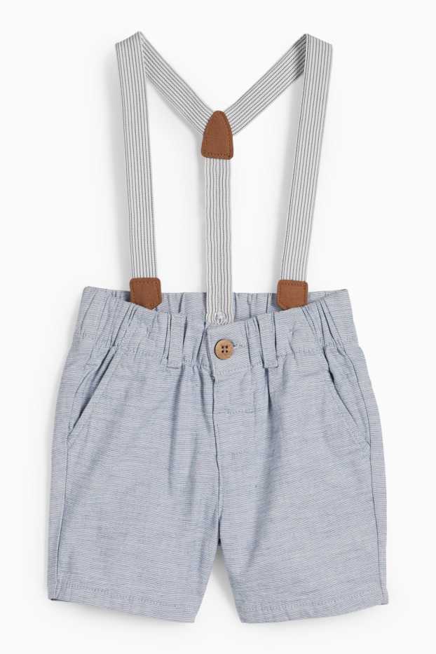 Bébés garçons - Tenue pour bébé - 3 pièces - blanc crème