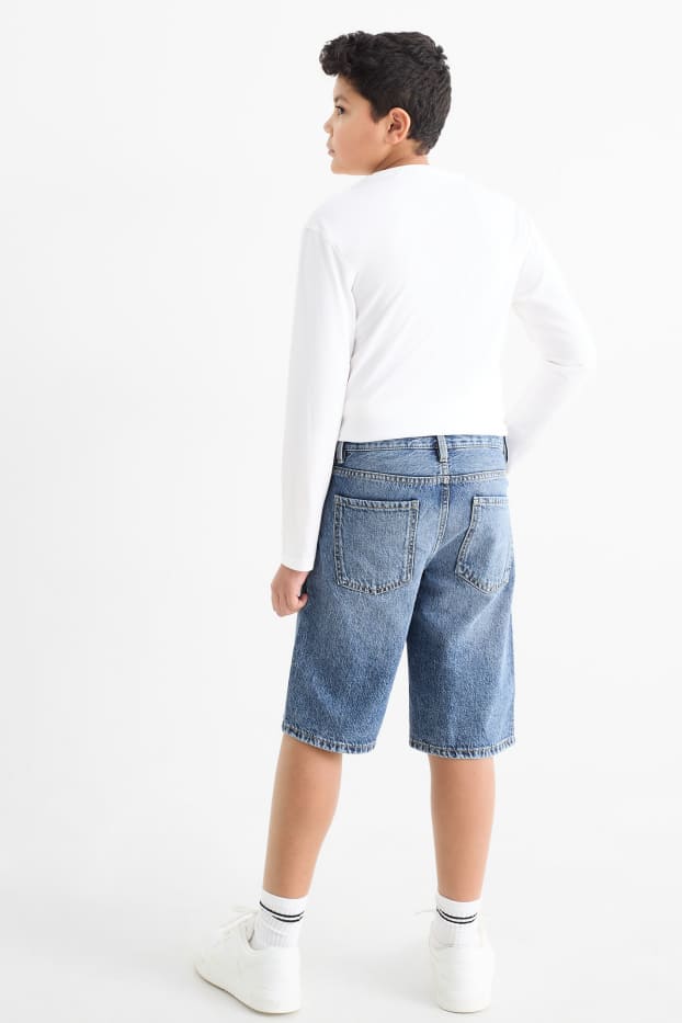 Enfants garçons - Bermudas en jean - jean bleu