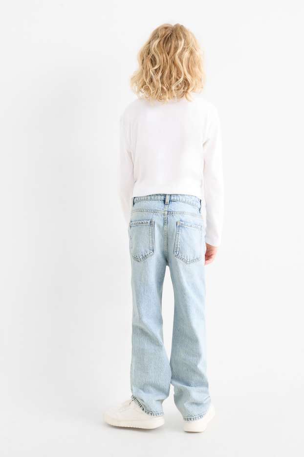 Copii - Băieți - Loose fit jeans - denim-albastru deschis