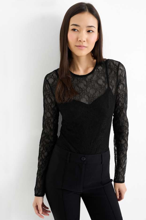 Femei - Body - negru