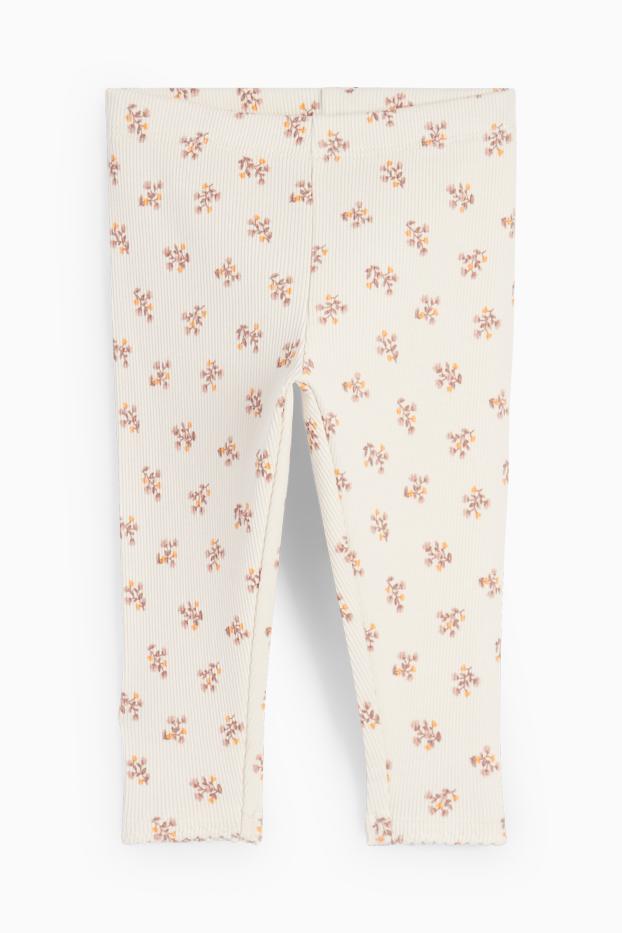 Bebés niñas - Florecitas - conjunto para bebé - 3 piezas - rosa