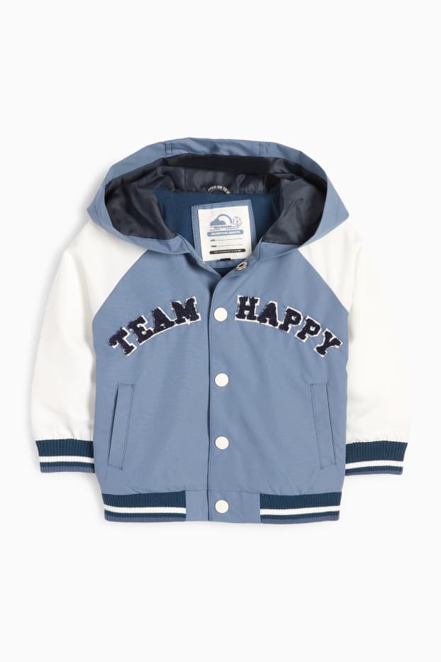 Bébés garçons - Veste universitaire à capuche pour bébé - bleu clair