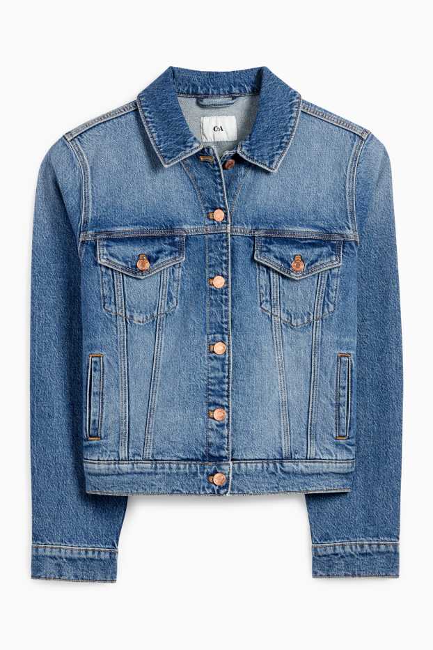 Femmes - Veste en jean - jean bleu