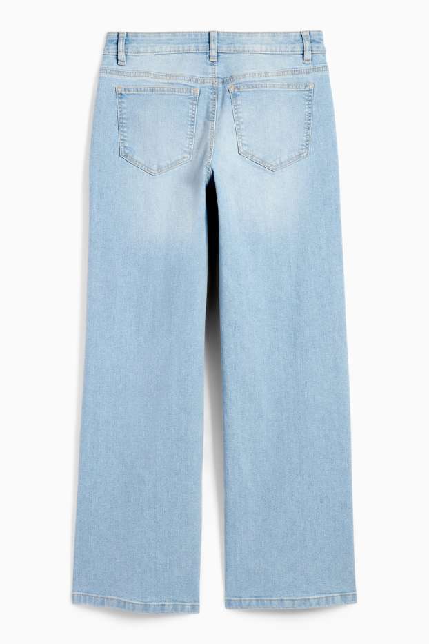 Copii - Fete - Wide leg jeans - denim-albastru deschis